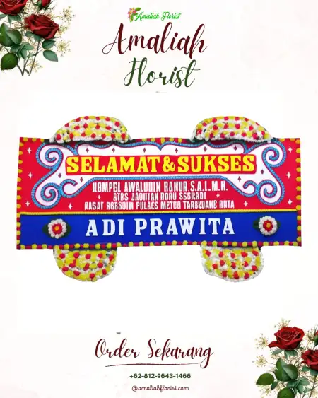 Papan Bunga Ucapan Selamat Sidareja