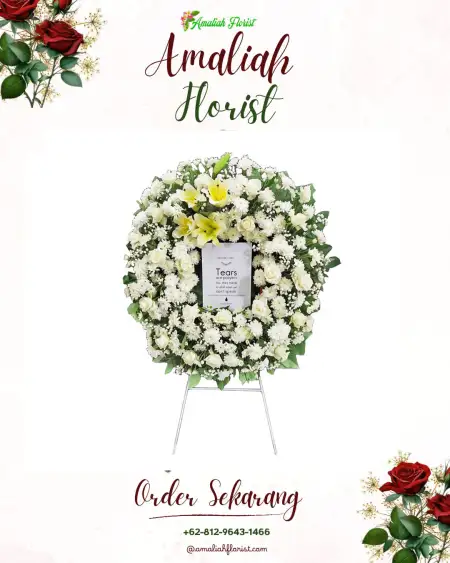 Krans Bunga Duka Sidareja